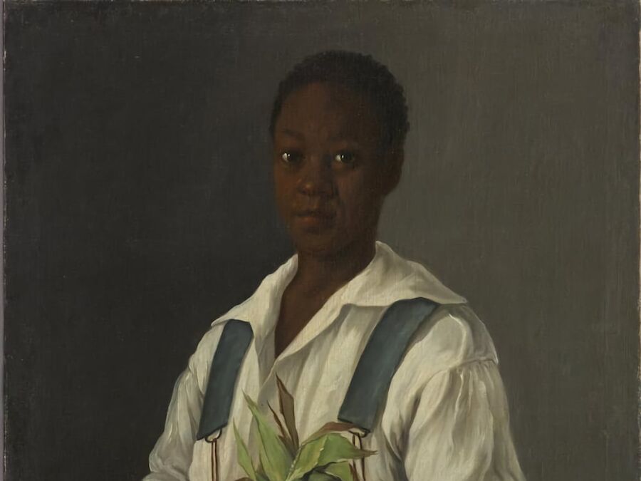 El Costeño / José Agustín Arrieta: El Costeño / The Young Man from the Coast, Puebla, Mexico, after 1843, oil on canvas, 89 × 71 cm. Courtesy of The Hispanic Society of America.