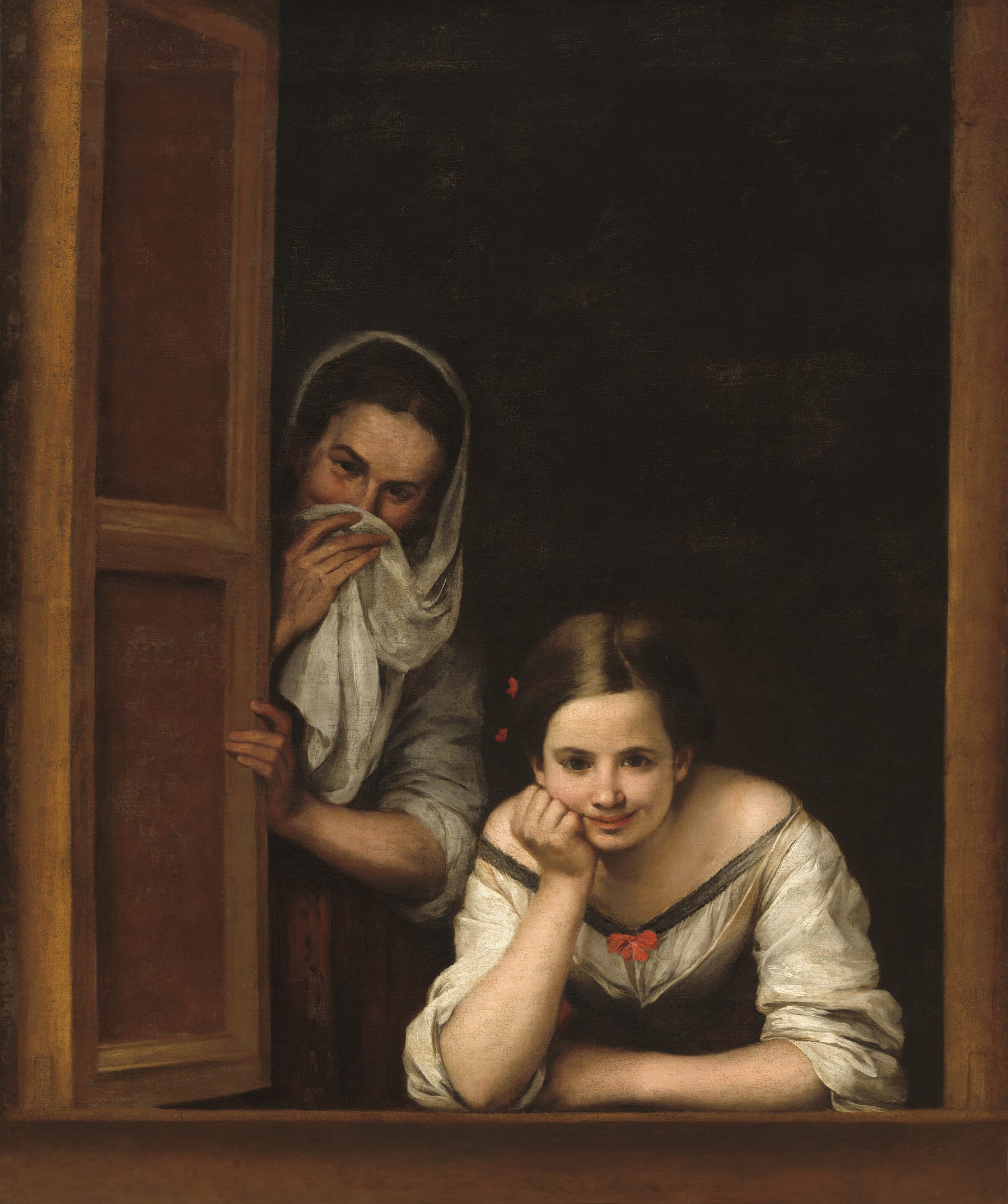Bartolomé Esteban Murillo: Two Women at a Window, c. 1655/1660